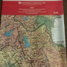 The Desert Storm War Zone Map - Middle East - 34" x 52"