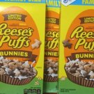 5 Boxes (98.5 oz) Reeses Puffs Bunnies - Family Size - 19.7 oz ea. x 5