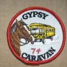 Gypsy Caravan - 1974 embroidered sew on patch