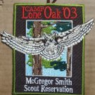 McGregor Smith Scout Reservation - 2003 Camp Lone Oak - BSA Patch