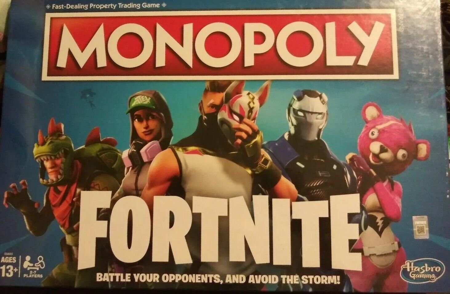 Fortnite Monopoly board game ages 13+