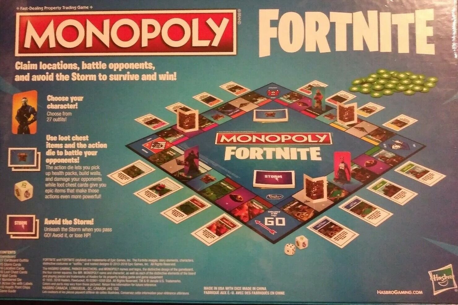 Fortnite Monopoly board game - ages 13+