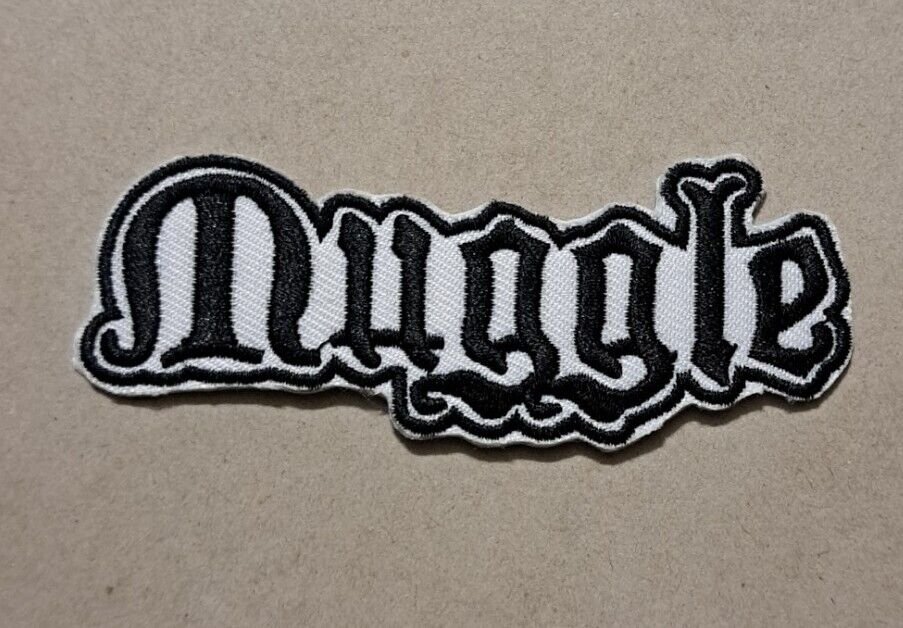 Muggle - Harry Potter - embroidered Iron on patch