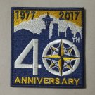 Seattle Mariners - 40th Anniversary - 2017 - Tactical Hook and Loop Patch