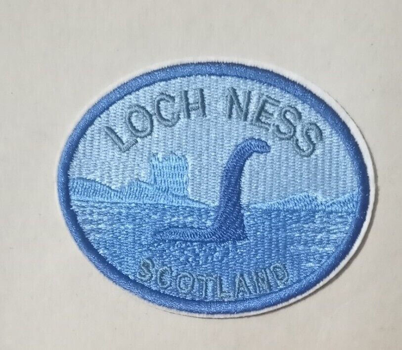 Loch Ness embroidered Iron on patch