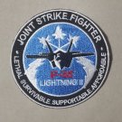 F-35 Lightning II - Joint Strike Fighter - embroidered Iron on Patch