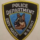 University Of Massachusetts - K-9 Unit - Police - sew on Uniform Patch