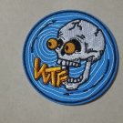 WTF embroidered Iron on Patch