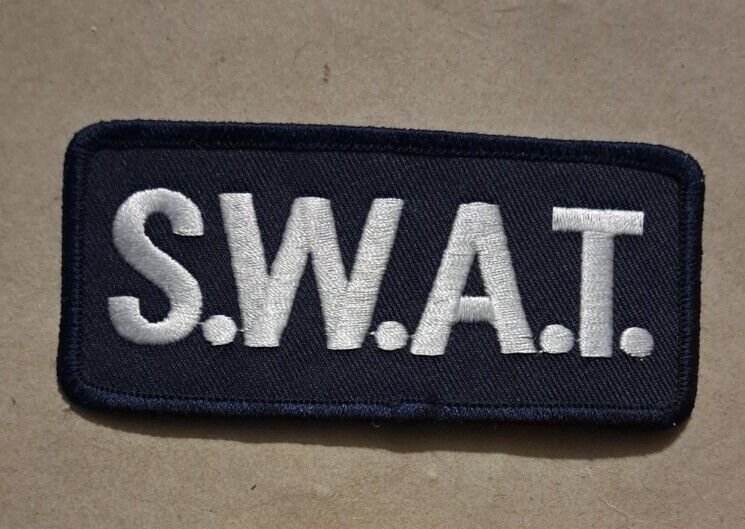 S.W.A.T. embroidered Iron on patch