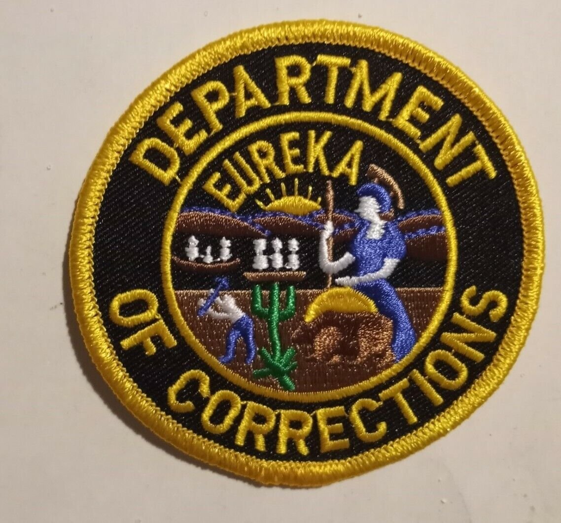 Department Of Corrections - Eureka California - Iron on Uniform Patch