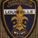 Louisville Department of Corrections - Metro - Kentucky - Iron on DOC Patch NEW
