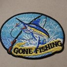 Gone Fishing - Marlin - embroidered Iron on Patch
