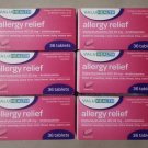 6 Bottles (216) Allergy Relief - Diphenhydramine HCI 25 mg - 36 tablets ea. x 6