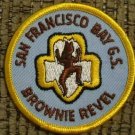 Girl Scouts - San Francisco Bay - Brownie Revel - original GSA Patch NEW Guides