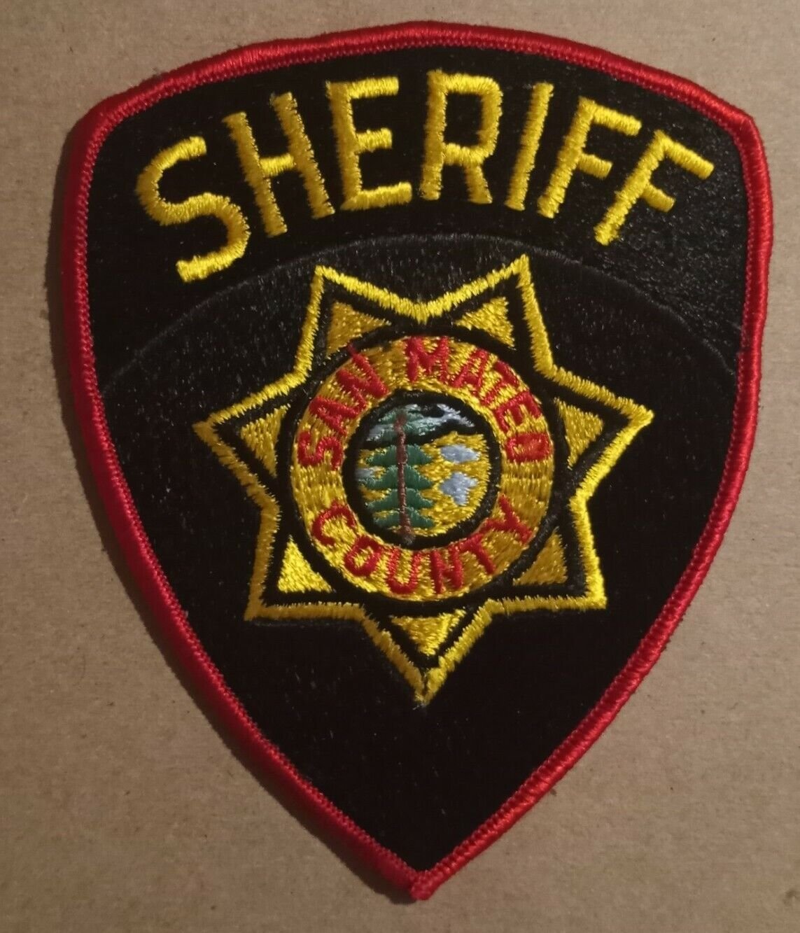 San Mateo County Sheriff California - Iron on patch