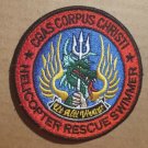 U.S.C.G. - Corpus Christi - CGAS Helicopter Rescue Swimmer - Hook & Loop Patch
