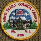 Boy Scouts - Minsi Trails Council - Council Camps - BSA Patch