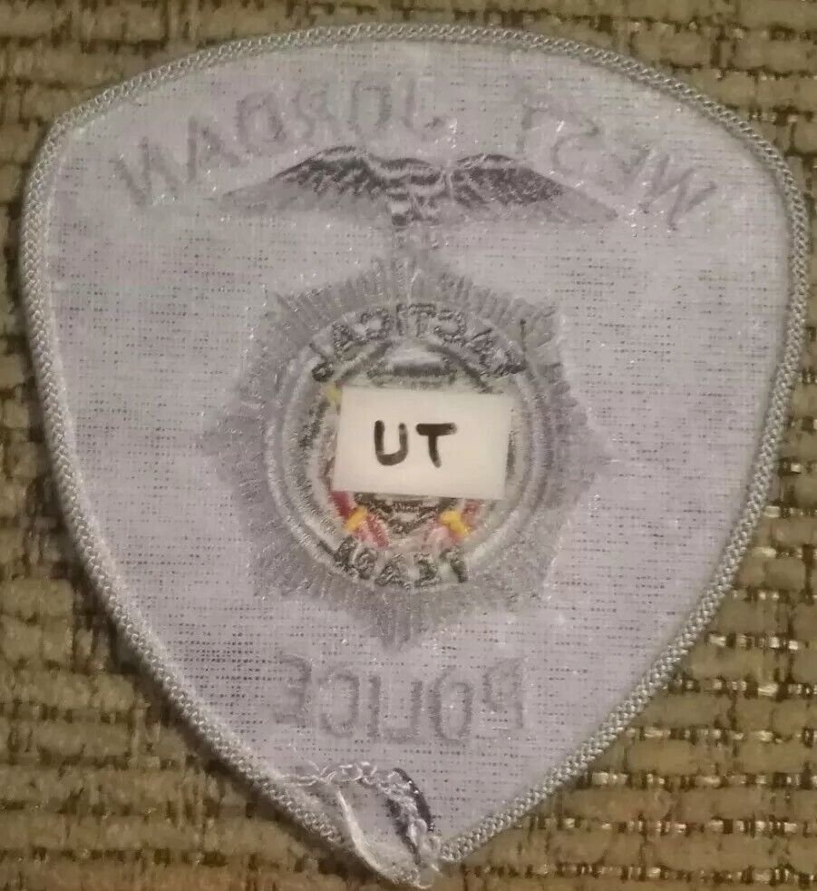 West Jordan Police SWAT Utah Iron on patch