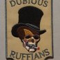 Dubious Ruffians embroidered Iron on patch