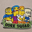 Dork Squad - The Simpsons - embroidered Iron on patch