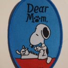 Snoopy - Dear Mom - Peanuts - sew on patch
