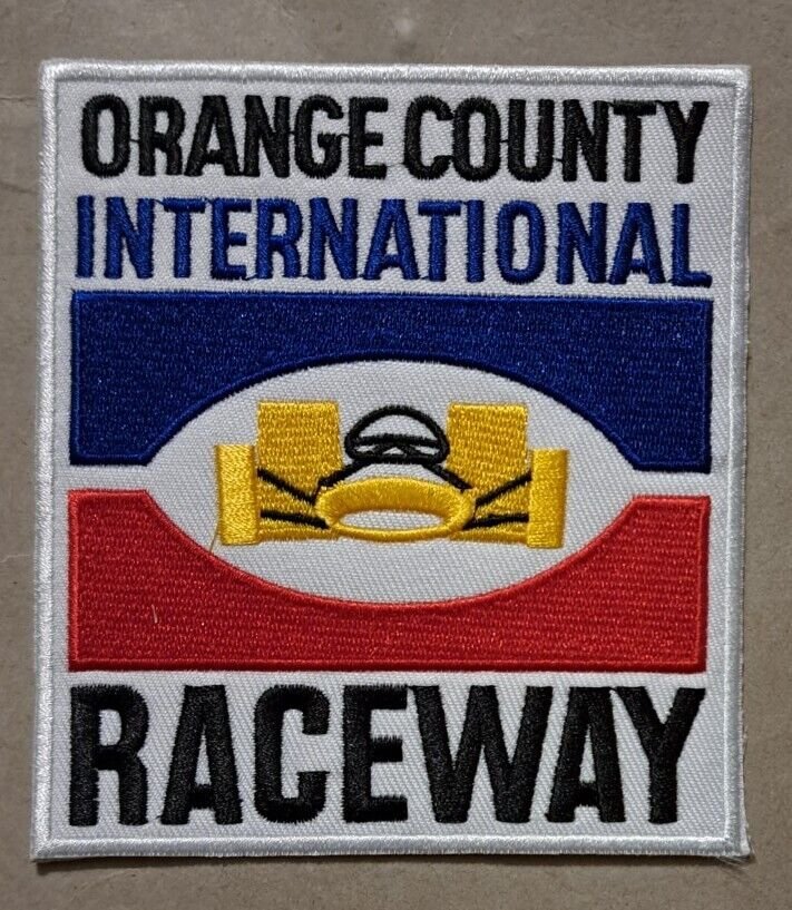Orange County International Raceway embroidered Iron on patch