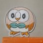 Rowlet - Pokemon - embroidered Iron on patch