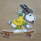 Snoopy with Skateboard embroidered Iron on patch
