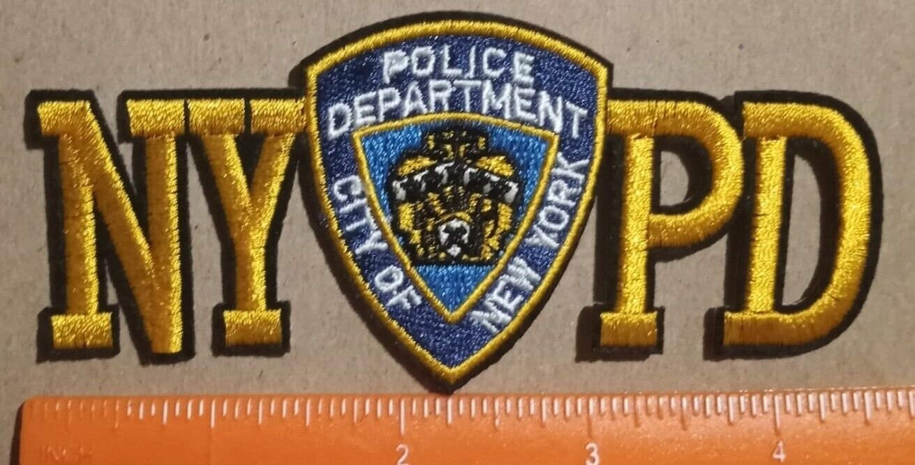 NYPD New York City Police Department embroidered Iron on patch