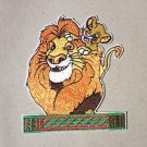 Mufasa with Simba - The Lion King - embroidered Iron on patch