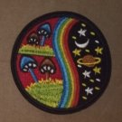 Celestial Galaxy with Stars embroidered Iron on patch