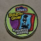 Funhouse Mirror embroidered sew on patch