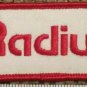 Radius embroidered Iron on patch