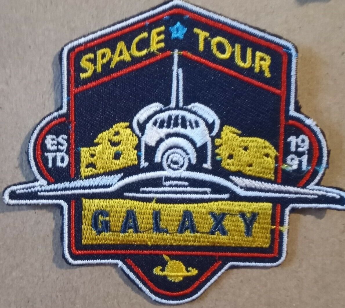 Space Tour Galaxy embroidered Iron on patch