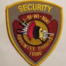Absentee Shawnee Tribe Security - Iron on patch