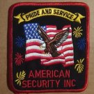 American Security Inc. - Iron on patch