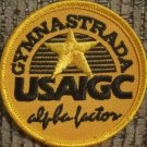 Gymnastrada - USAIGC - U. S. Association of Independent Gymnastics Clubs - patch