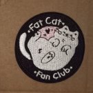 Fat Cat Fan Club embroidered Iron on patch