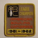 American Bowling Congress - ABC - 1961-1962 League Champion - original Patch