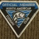 Official Member - North American Fishing Club - embroidered Iron on patch