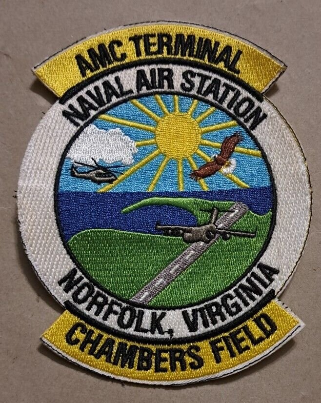 Naval Station Norfolk AMC Terminal Chambers Field sew on patch