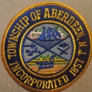 Township Of Aberdeen New Jersey Seal - embroidered Iron on Patch