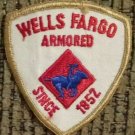 Wells Fargo Armored - embroidered Iron on Patch