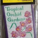 North Queensland - Tropical Orchid Gardens - embroidered sew on Patch
