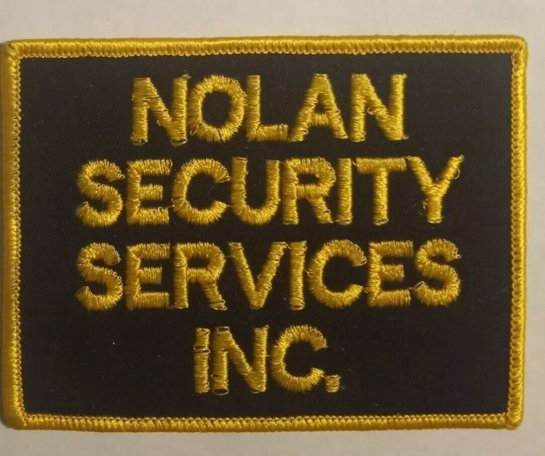 Nolan Security Services Inc. - original Iron on Patch
