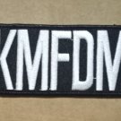 KMFDM embroidered Iron on patch