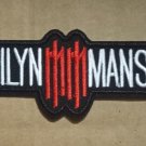 Marilyn Manson embroidered Iron on patch