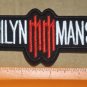 Marilyn Manson embroidered Iron on patch
