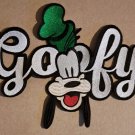 Goofy 9" woven sew on patch