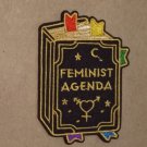 Feminist Agenda embroidered Iron on patch